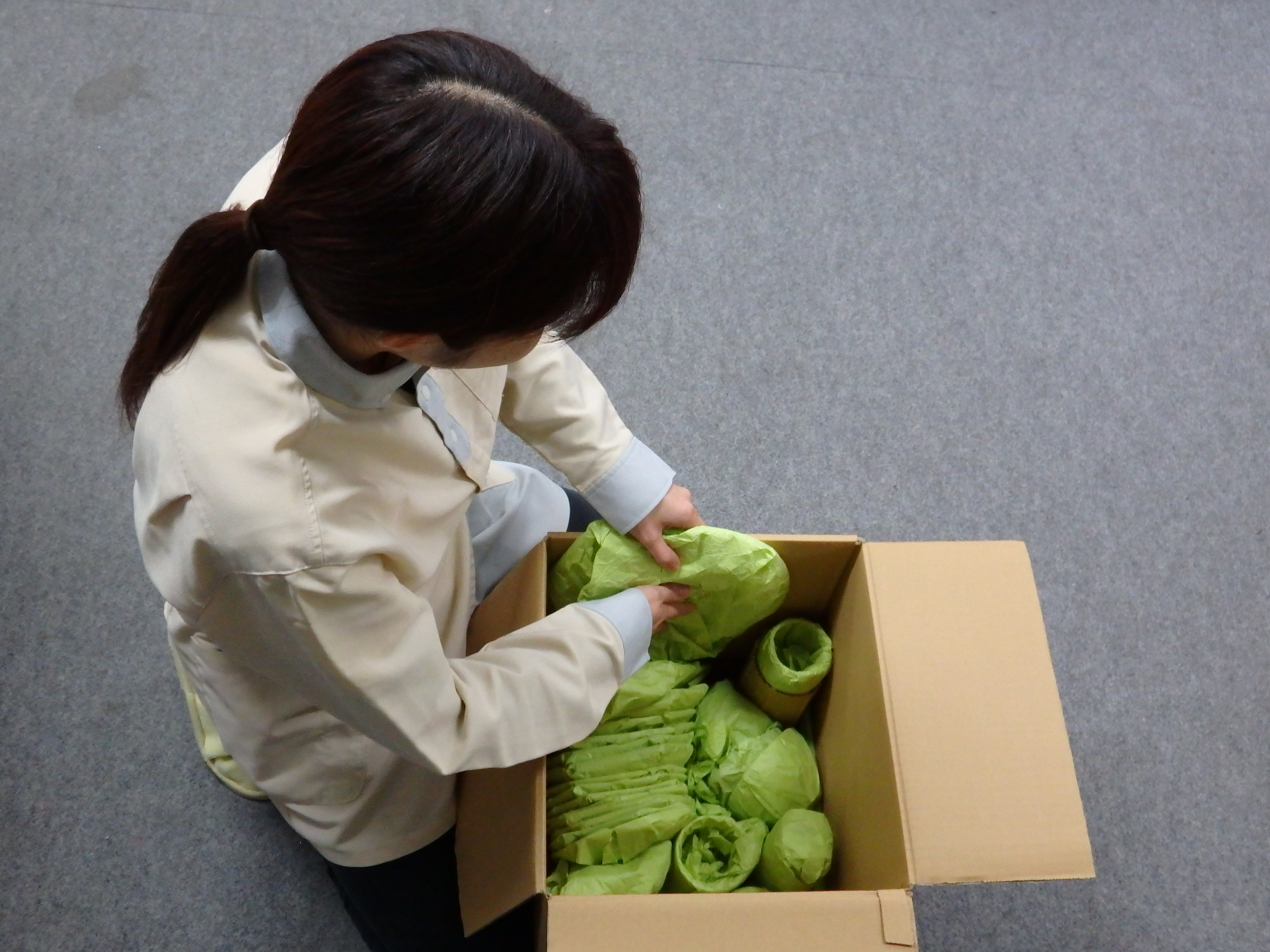 開梱荷解き